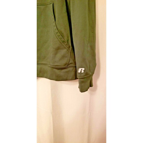 University of Miami Hoodie Sweatshirt Green Logo Russell XL(48) U of M - Picture 2 of 5
